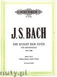 Okadka: Bach Johann Sebastian, The Art of Fugue BWV 1080 Vol.1 (Pf)