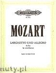 Okładka: Mozart Wolfgang Amadeus, Larghetto und Allegro Es-Dur KV 6 deest für 2 Klaviere