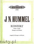 Okadka: Hummel Johann Nepomuk, Concerto in E major for Trumpet and Orchestra