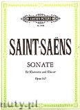 Okadka: Saint-Sans Camille, Sonata for Clarinet and Piano, Op. 167