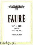 Okadka: Faur Gabriel, Stcke fr Violoncello und Klavier, Op. 24, 69, 77, 78, 98