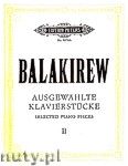 Okadka: Balakirew Milij Alexejewitsch, Selected Piano Pieces, vol. 2