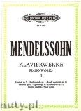 Okładka: Mendelssohn-Bartholdy Feliks, Piano Works, Vol. 2