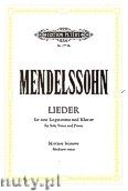 Okładka: Mendelssohn-Bartholdy Feliks, Songs for Solo Voice and Piano (Medium Voice)