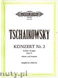 Okadka: Czajkowski Piotr, Concerto No. 2 in G major for Piano and Orchestra, Op. 44