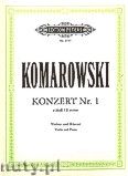 Okadka: Komarowski Anatoli, Violin Concerto No.1 in E minor for Violin and Piano