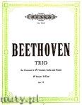 Okadka: Beethoven Ludwig van, Trio in B flat Op.11 (Cl/VlnVc Pf)