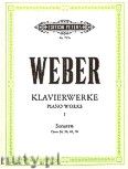 Okadka: Weber Carl Maria von, Sonatas for Piano, Op. 24, 39, 49, 70, Piano Works, Vol. 1