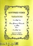 Okadka: Weber Gottfried, Variations op. 2
