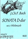 Okadka: Bach Johann Christian, Sonata D-dur na 2 wiolonczele