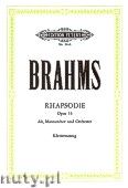 Okładka: Brahms Johannes, Rhapsody Op. 53 for Alt Solo, Men's Choir and Piano