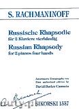 Okadka: Rachmaninow Sergiusz, Russian Rhapsody for Two Pianos Four Hands