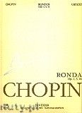 Okładka: Chopin Fryderyk, Ronda op. 1, 5, 16. Seria A, utwory wydane za życia kompozytora, tom VIII