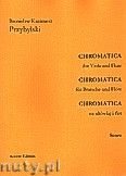 Okadka: Przybylski Bronisaw Kazimierz, Chromatica na altwk i flet (partytura + gosy, ca 2')