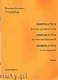Okładka: Przybylski Bronisław Kazimierz, Chromatica na flet i klarnet B (partytura + głosy, ca 2')