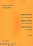 Okładka: Przybylski Bronisław Kazimierz, Chromatica na 2 trąbki B (partytura + głosy, ca 2')