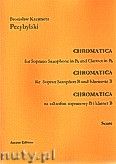 Okładka: Przybylski Bronisław Kazimierz, Chromatica na saksofon sopranowy i klarnet B (partytura + głosy, ca 2')