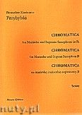 Okładka: Przybylski Bronisław Kazimierz, Chromatica na marimbę i saksofon sopranowy B (partytura + głosy, ca 2')