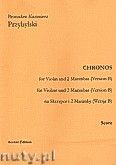 Okadka: Przybylski Bronisaw Kazimierz, Chronos na skrzypce i 2 marimby (Wersja B)