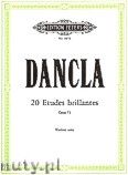 Okadka: Dancla Charles, 20 Etudes brillantes, Op. 73