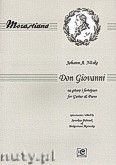 Okadka: Mozart Wolfgang Amadeusz, Don Giovanni na gitar i fortepian