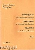 Okadka: Przybylski Bronisaw Kazimierz, Groteski na wiolonczel i akordeon (partytura + gosy)