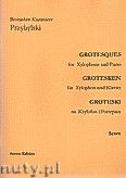 Okadka: Przybylski Bronisaw Kazimierz, Groteski na ksylofon i fortepian (partytura + gosy)