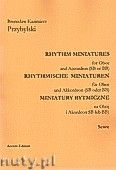 Okadka: Przybylski Bronisaw Kazimierz, Miniatury rytmiczne - 10 miniatur na obj i akordeon (ca 12', partytura + gosy)