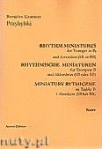 Okadka: Przybylski Bronisaw Kazimierz, Miniatury rytmiczne - 10 miniatur na trbk B i akordeon (ca 12', partytura + gosy)