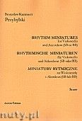 Okadka: Przybylski Bronisaw Kazimierz, Miniatury rytmiczne - 10 miniatur na wiolonczel i akordeon (ca 12', partytura + gosy)