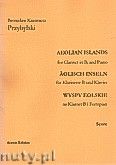 Okadka: Przybylski Bronisaw Kazimierz, Wyspy Eolskie na klarnet B i fortepian (ca 19', partytura + gosy)