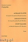 Okadka: Przybylski Bronisaw Kazimierz, Wyspy Eolskie na saksofon sopranowy i akordeon (ca 19', partytura + gosy)