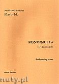 Okadka: Przybylski Bronisaw Kazimierz, RONDINELLA na dwa akordeony (ca 4', partytura + gosy)