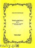Okadka: Pachulski Henryk, Trios Morceaux op. 4 na wiolonczel i fortepian