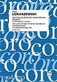 Okładka: Łukaszewski Paweł, Ostatni list Świętego Maksymiliana do matki na chór mieszany a cappella- partytura