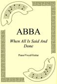 Okadka: ABBA, When All Is Said And Done