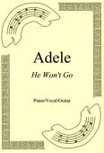 Okadka: Adele, He Won't Go