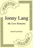 Okadka: Jonny Lang, My Love Remains