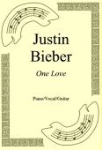 Okadka: Justin Bieber, One Love