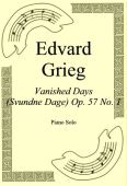 Okadka: Edvard Grieg, Vanished Days (Svundne Dage) Op. 57 No. 1