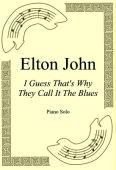 Okadka: Elton John, I Guess That's Why They Call It The Blues