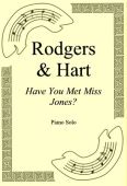 Okadka: Rodgers & Hart, Have You Met Miss Jones?