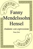 Okadka: Fanny Mendelssohn Hensel, Andante con espressione