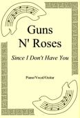 Okadka: Guns N' Roses, Since I Don't Have You