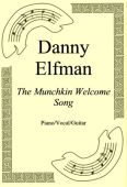 Okadka: Danny Elfman, The Munchkin Welcome Song