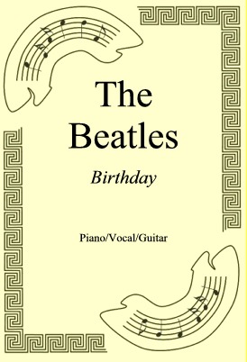 Okadka: The Beatles, Birthday