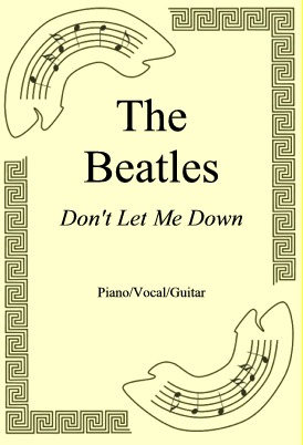 Okładka: The Beatles, Don't Let Me Down