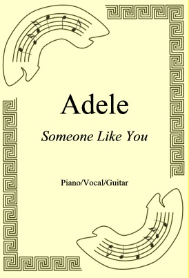Okładka: Adele, Someone Like You