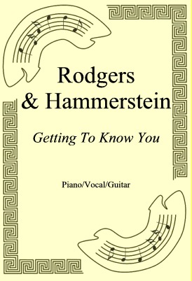 Okładka: Rodgers & Hammerstein, Getting To Know You