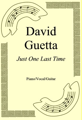 Okadka: David Guetta, Just One Last Time